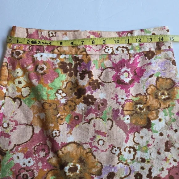 J. Crew Watercolor Floral Pencil Skirt. - Picture 4 of 7